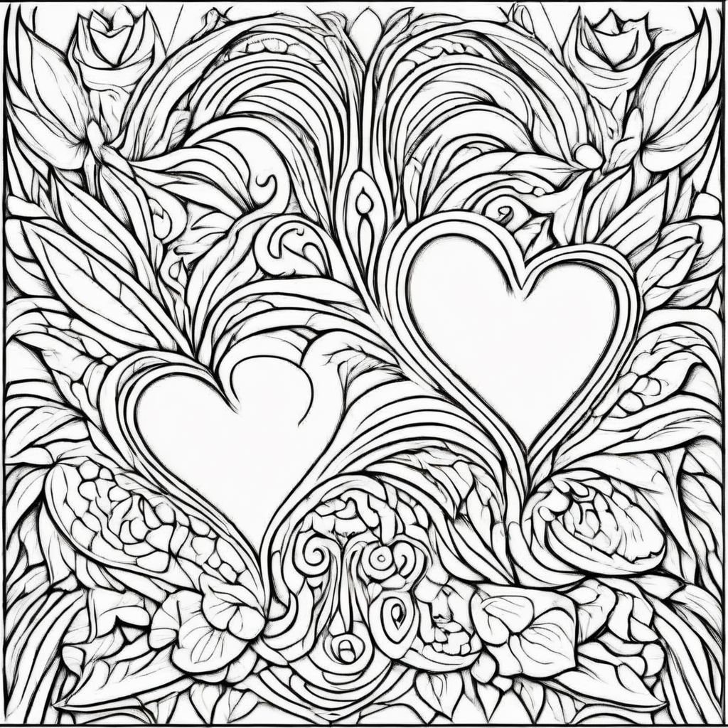 coloring page i love you