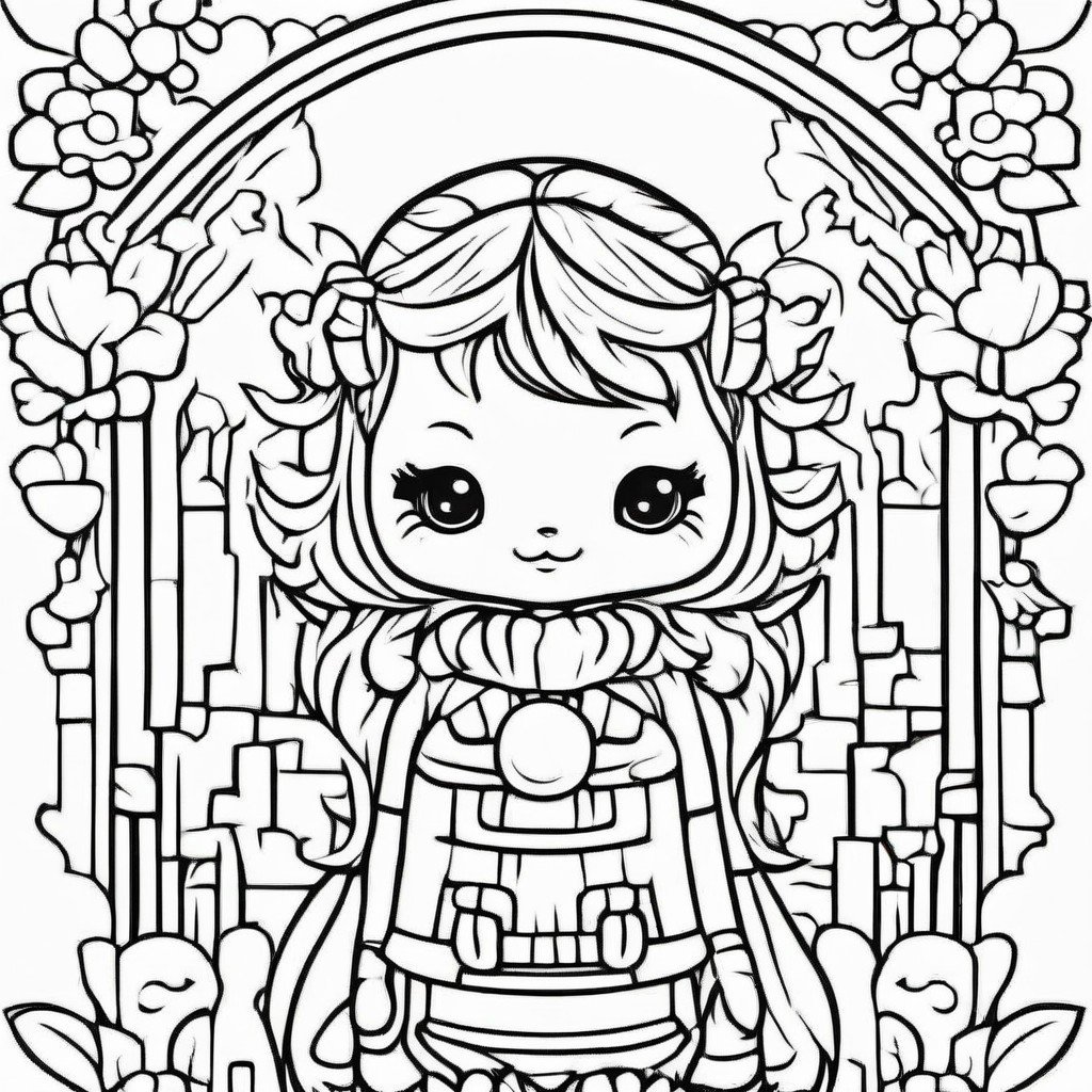 coloring page kawaii2